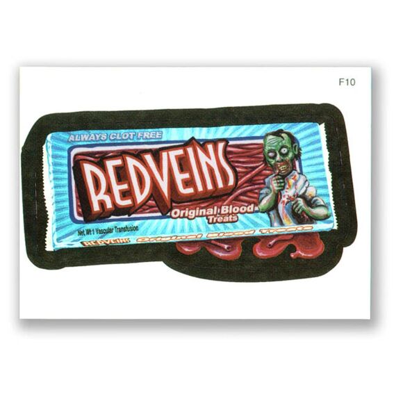 2005 Topps Wacky Packages Card - Series 3 - Foil #10 Red Veins - Picture 1 of 2